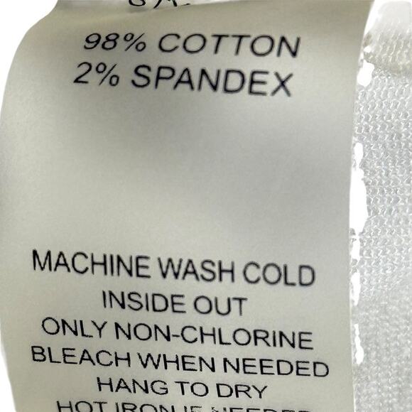 Soft Surroundings Womens White Studded Pull On Elastic Waist Stretch Pants sz L - Picture 14 of 16